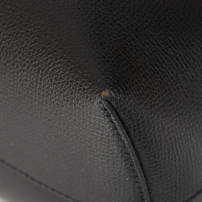 Fendi Leather Logo Shopping Tote