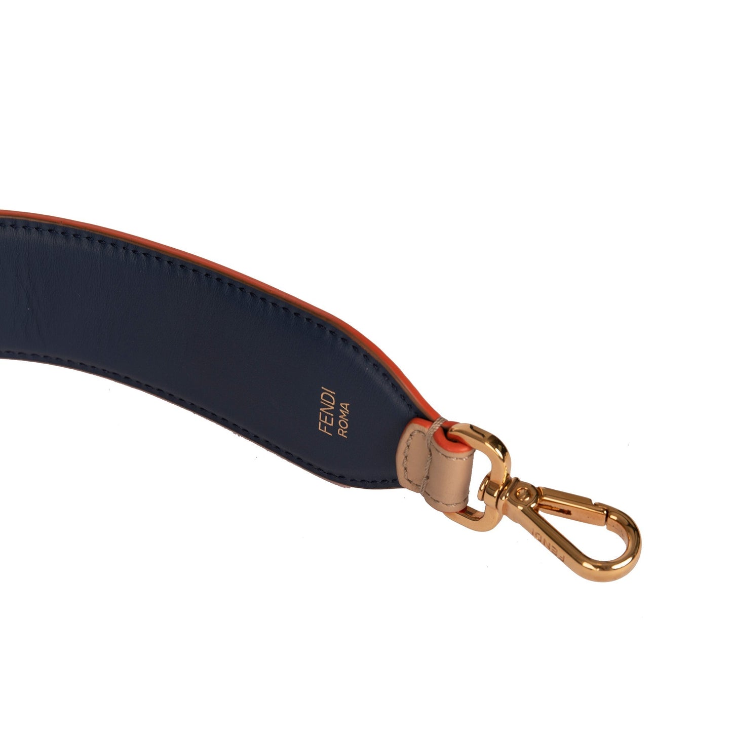 Fendi Leather Studded Shoulder Bag Strap