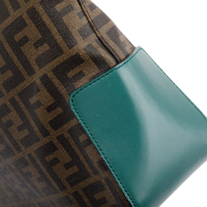 Fendi Leather-Trimmed FF Zucca Tote