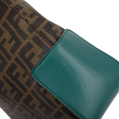 Fendi Leather-Trimmed FF Zucca Tote