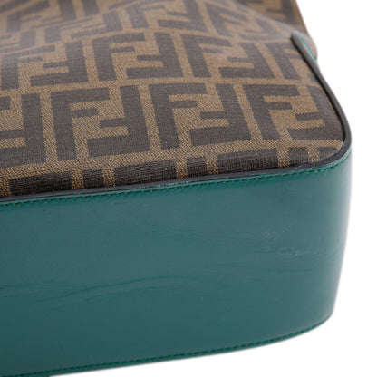 Fendi Leather-Trimmed FF Zucca Tote