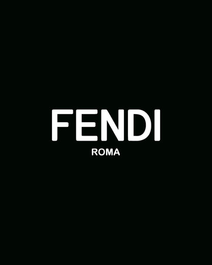 FENDI Micro Trifold Wallet Black Nappa Leather