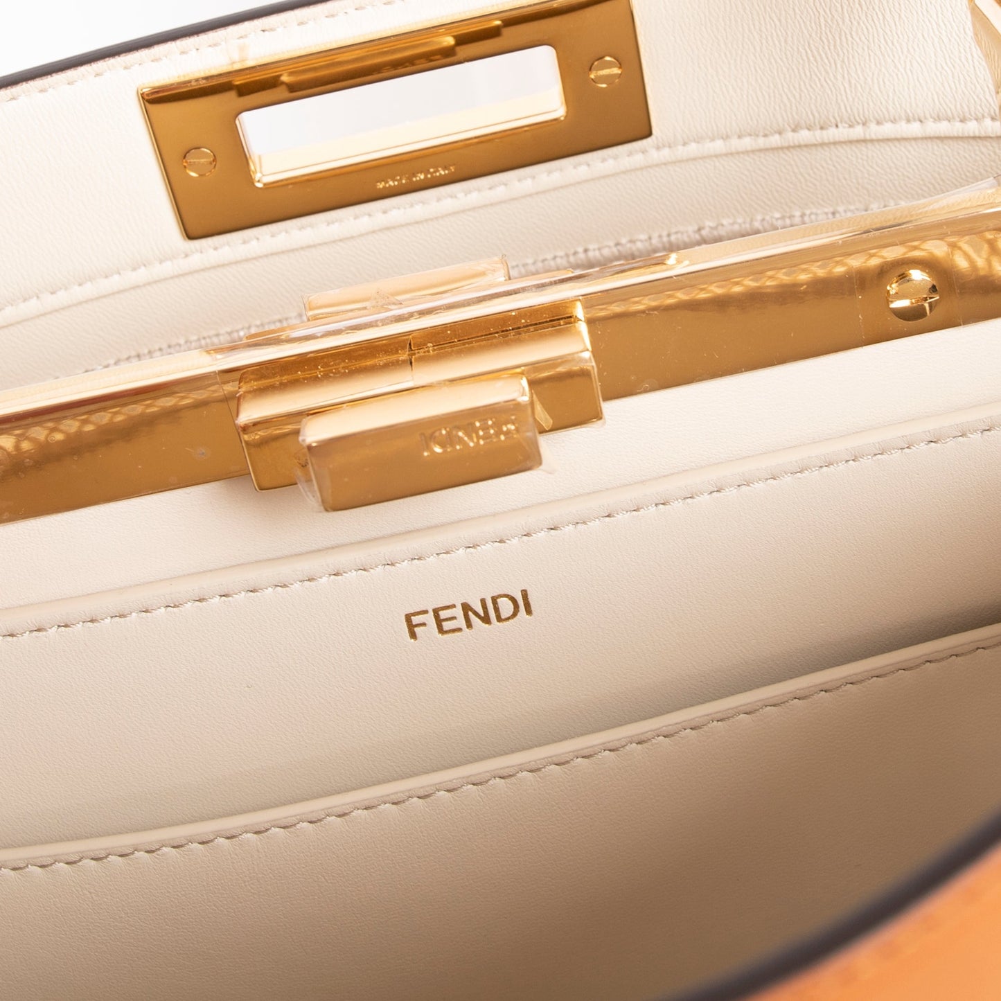 Fendi Medium Embroidered Leather Peekaboo Iseeu Bag