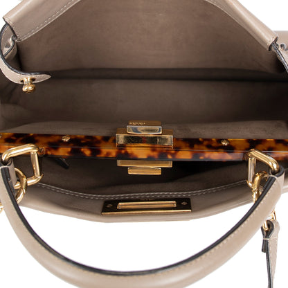 Fendi Medium Peekaboo Bag with Tortoise Detail