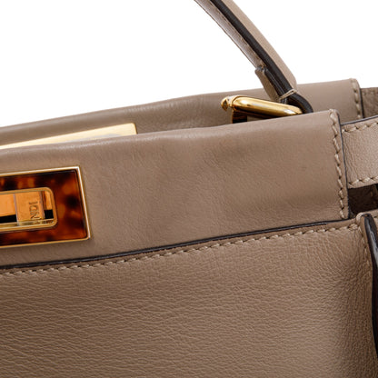 Fendi Medium Peekaboo Bag with Tortoise Detail