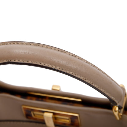 Fendi Medium Peekaboo Bag with Tortoise Detail