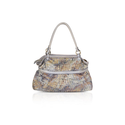 Fendi Metallic Zucca Chef Tote