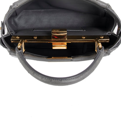 Fendi Mini Ostrich Peekaboo Isseu Bag