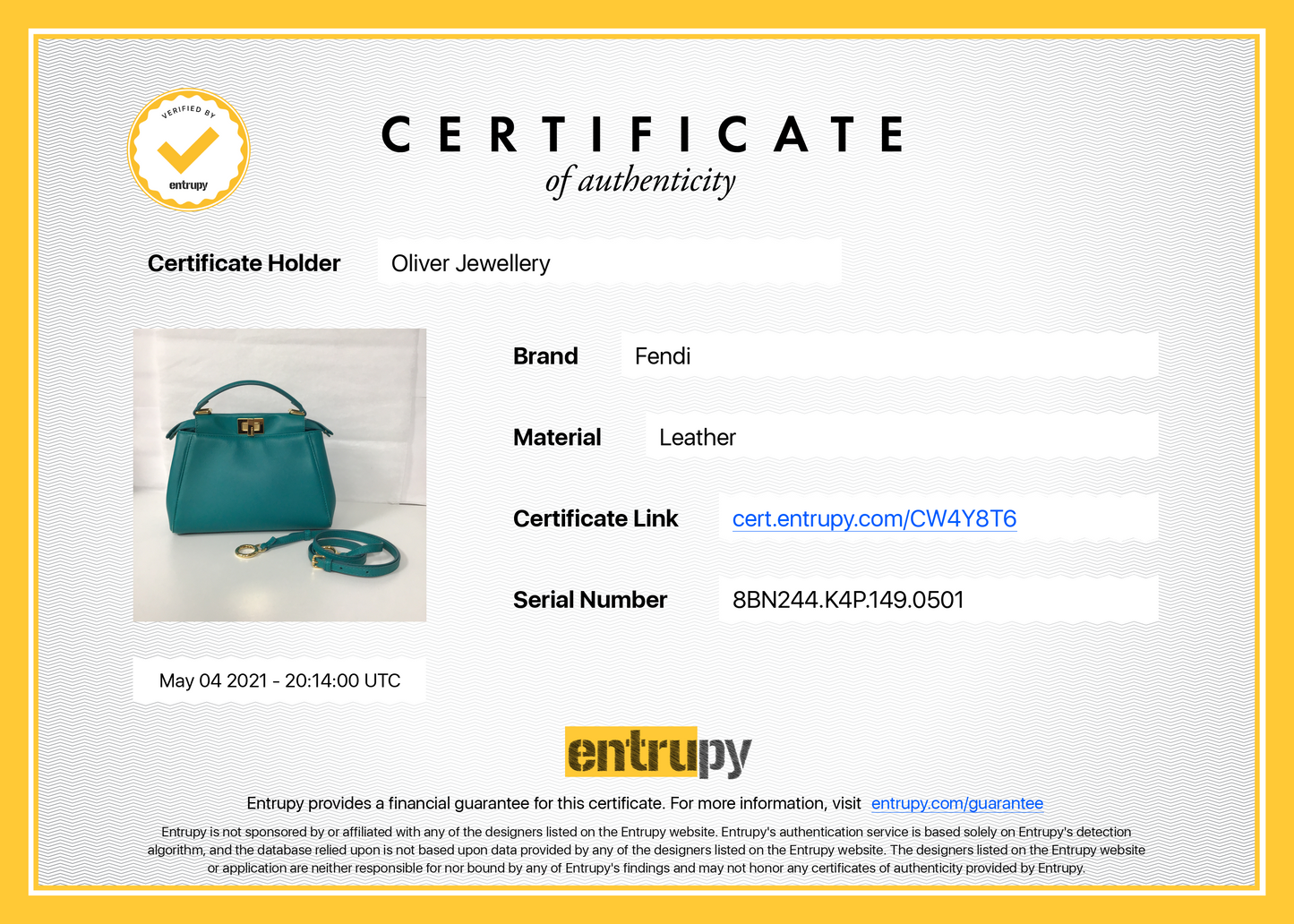 Fendi Mini Peekaboo Bag