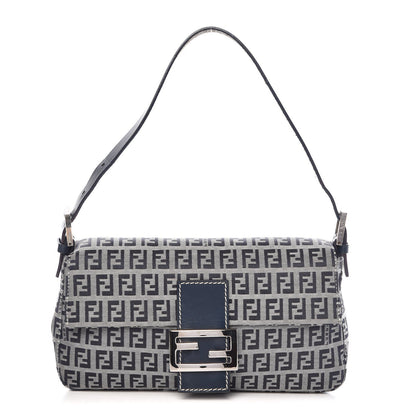 FENDI Zucchino Baguette Navy