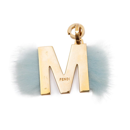 Fendi Mink Fur ABClick M Bag Charm
