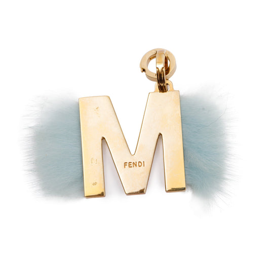 Fendi Mink Fur ABClick M Bag Charm