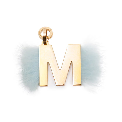 Fendi Mink Fur ABClick M Bag Charm