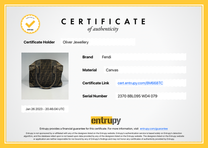 Fendi Mixed Media Boston Bag
