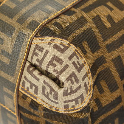 Fendi Mixed Media Boston Bag