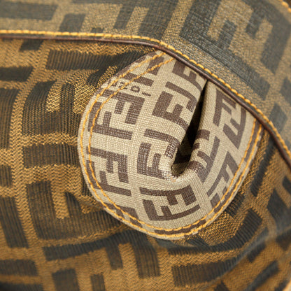 Fendi Mixed Media Boston Bag