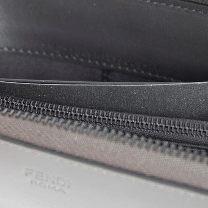 Fendi Monster Motif Leather Continental Wallet