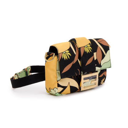 Fendi Multicolour Printed Nylon Baguette Belt Bag