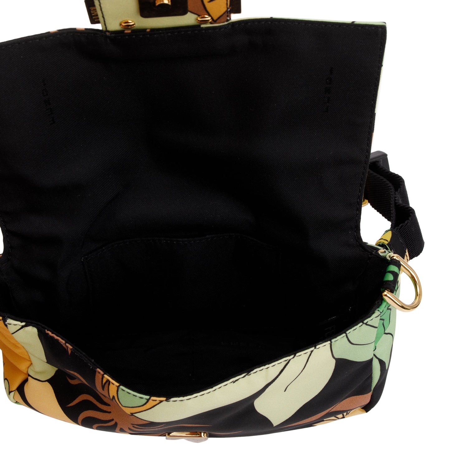 Fendi Multicolour Printed Nylon Baguette Belt Bag