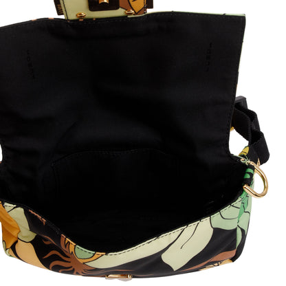 Fendi Multicolour Printed Nylon Baguette Belt Bag