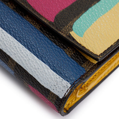 Fendi Multicolour Zucca Compact Wallet