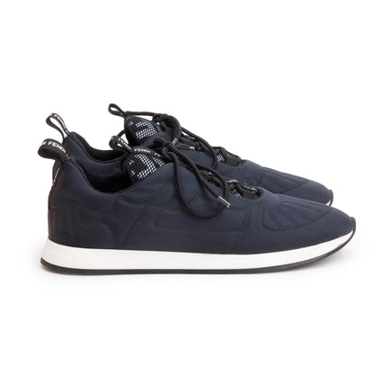 Fendi Navy Nylon FFreedom Sneakers, Size 38.5