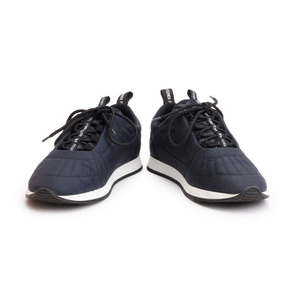 Fendi Navy Nylon FFreedom Sneakers, Size 38.5