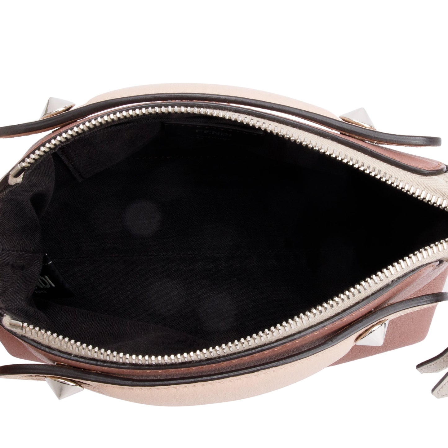 Fendi Neutral Vitello Dolce By the Way Mini Boston Bag