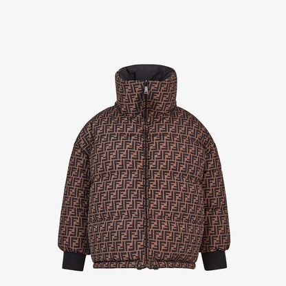FENDI OVERSIZED REVERSIBLE NYLON DOWN JACKET