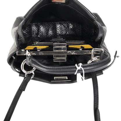 Fendi Peekaboo Mini Monster Eyes Satchel Bag