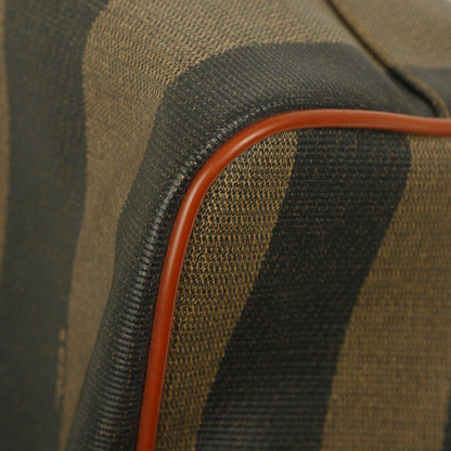 Fendi Pequin Stripe Boston Bag