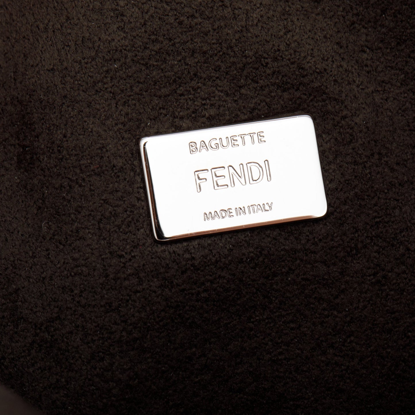Fendi Pink Calfskin Leather Micro Baguette Bag