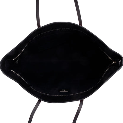 Fendi Pink Leather Monster Buggies Medium Roll Tote