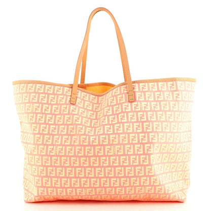 FENDI ZUCCHINO JACQUARD TOTE BAG