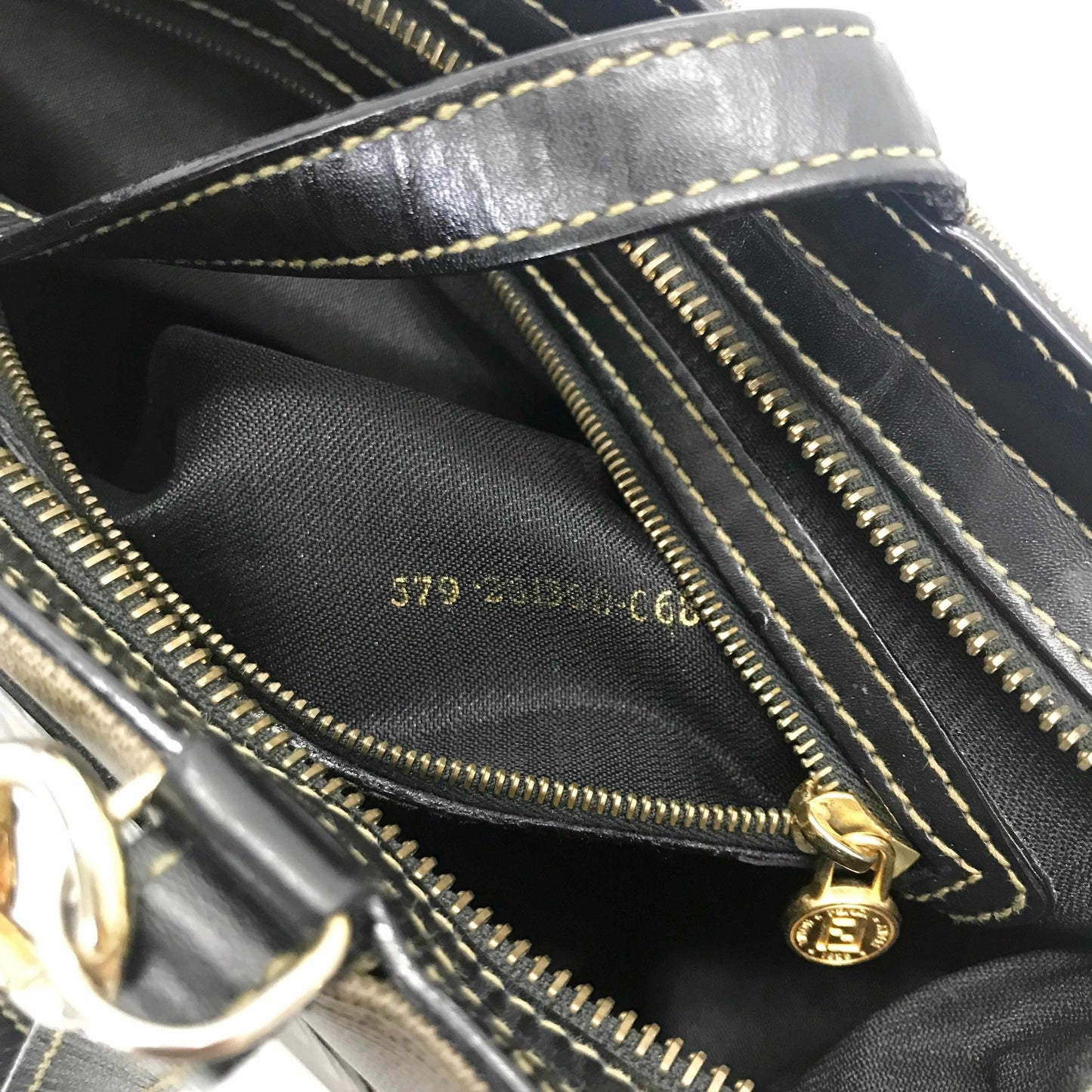 Fendi Roma Italy 1925 Logo Tote Bag