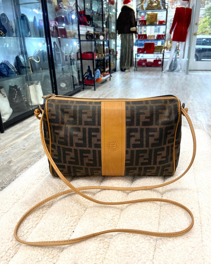 FENDI ROMA VINTAGE ZUCCA CROSSBODY BAG