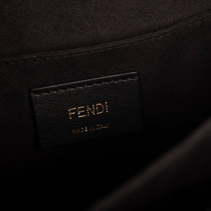 Fendi Scalloped Studded Kan I Shoulder Bag