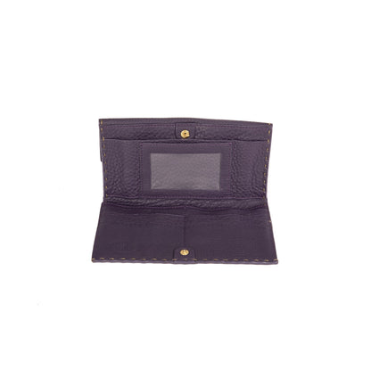 Fendi Selleria Continental Leather Wallet