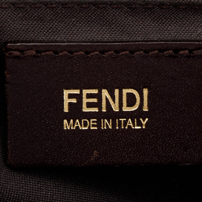 Fendi Small FF Zucca Coated Canvas Flap Messenger Bag