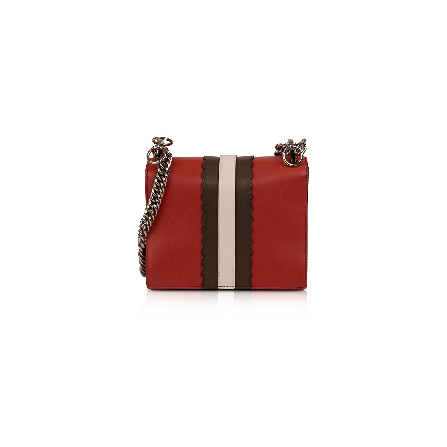 Fendi Small Kan I Faces Leather Bag