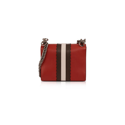 Fendi Small Kan I Faces Leather Bag