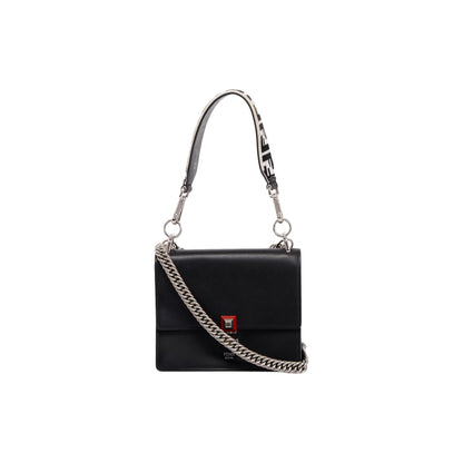 Fendi Small Kan I Leather Chain Shoulder Bag