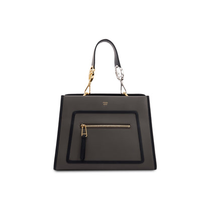 Fendi Small Runaway Leather Tote