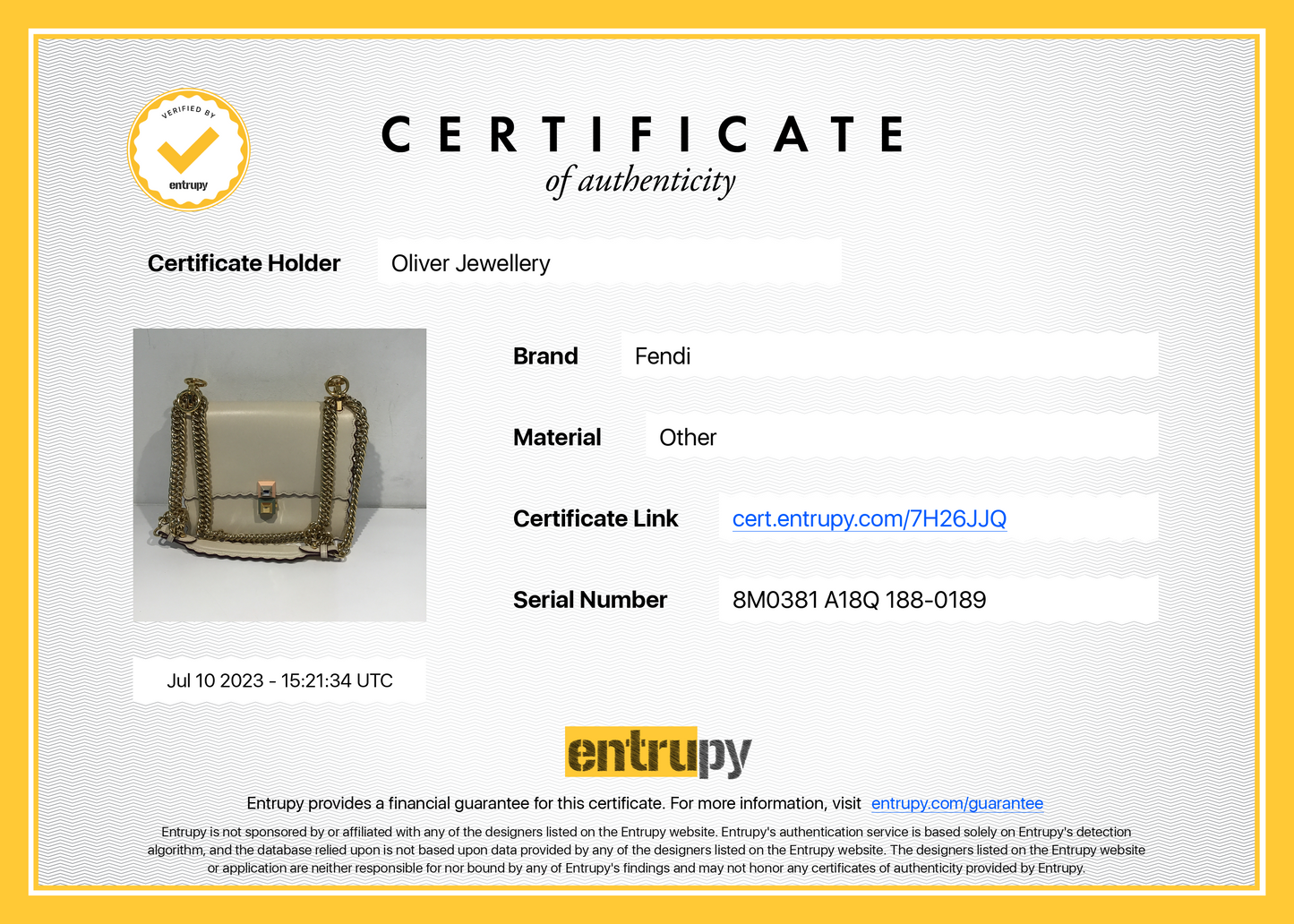 Fendi Small Scalloped Studded Kan I Shoulder Bag