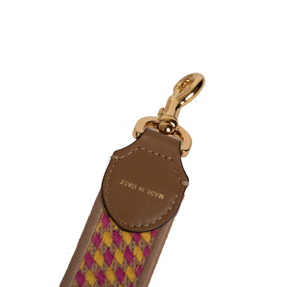 Fendi Strap You Pink Ribbon Shoulder Strap