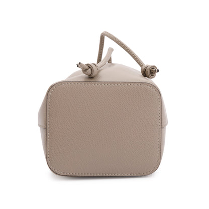 Fendi Taupe Calfskin Leather Mini Mon Tresor Bucket Bag