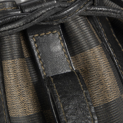 Fendi Vintage Checkered Bucket Bag