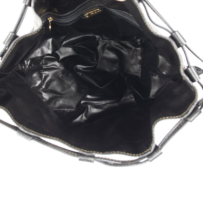 Fendi Vintage Checkered Bucket Bag