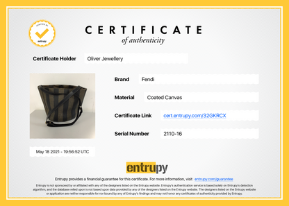 Fendi Vintage Pequin Bucket Bag