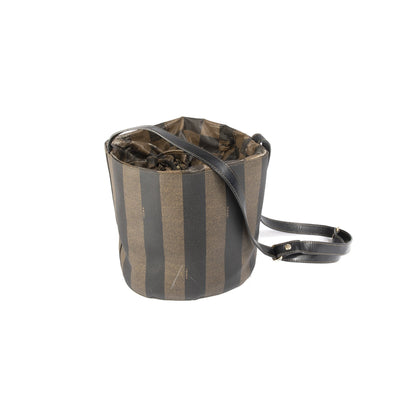 Fendi Vintage Pequin Bucket Bag